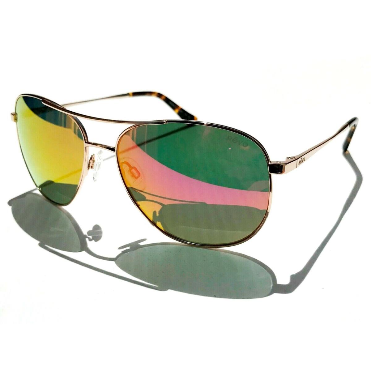 Revo sunglasses Maxie - Gold Frame, Red Lens