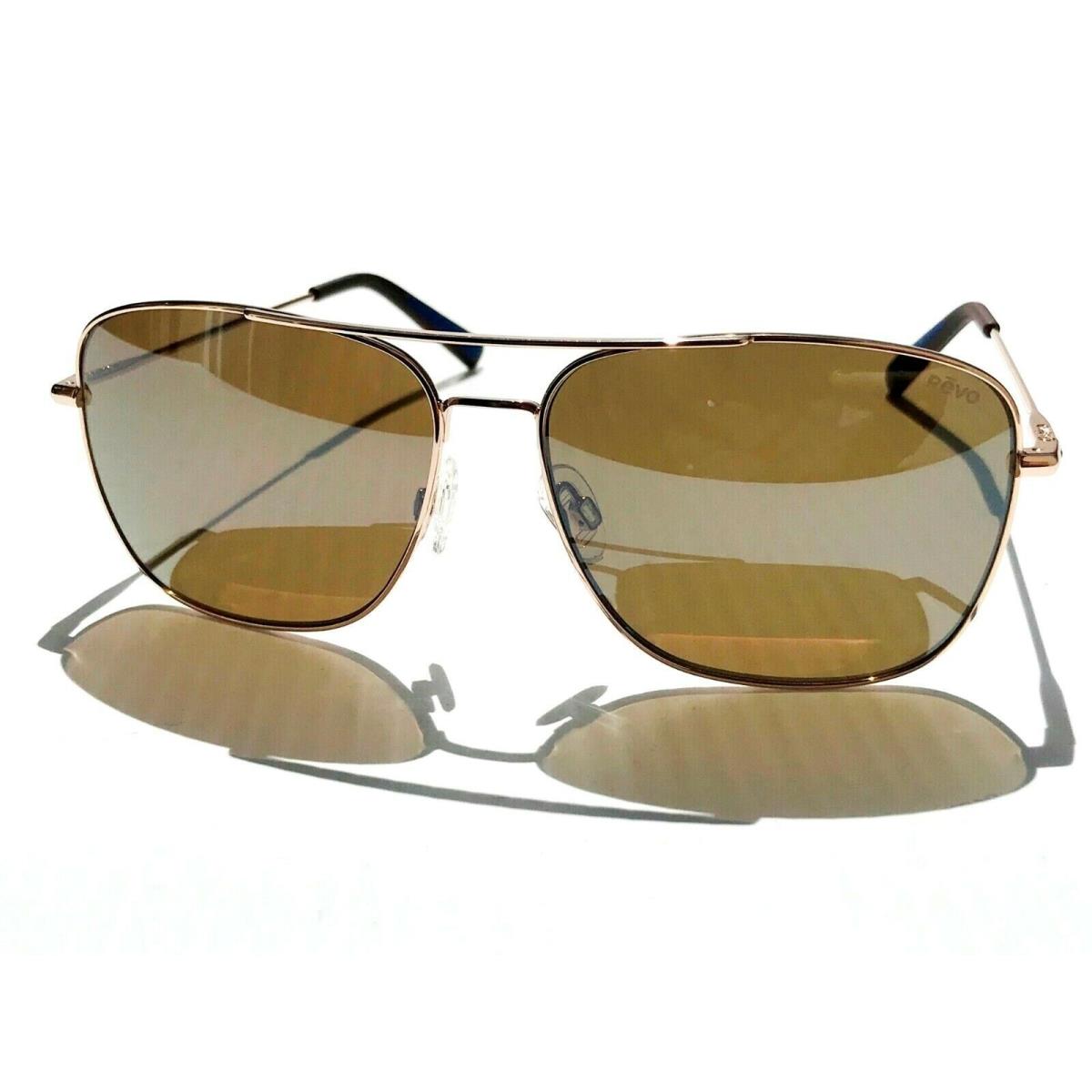 Revo sunglasses Harbor - Gold Frame, Brown Lens
