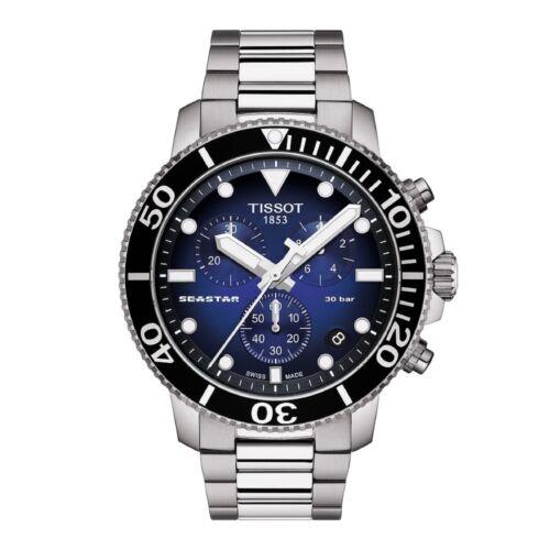 Tissot - Men`s Seastar Ceramic Sport Watch Stainless Steel