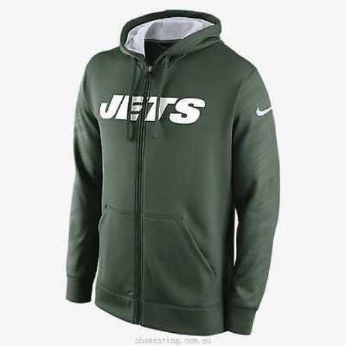 Nike Full Zip KO Warp Nfl NY Jets Hoodie 606741-323