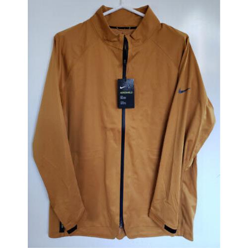 Nike Golf Aeroshield Wind Waterproof Full Zip Jacket Men`s Large