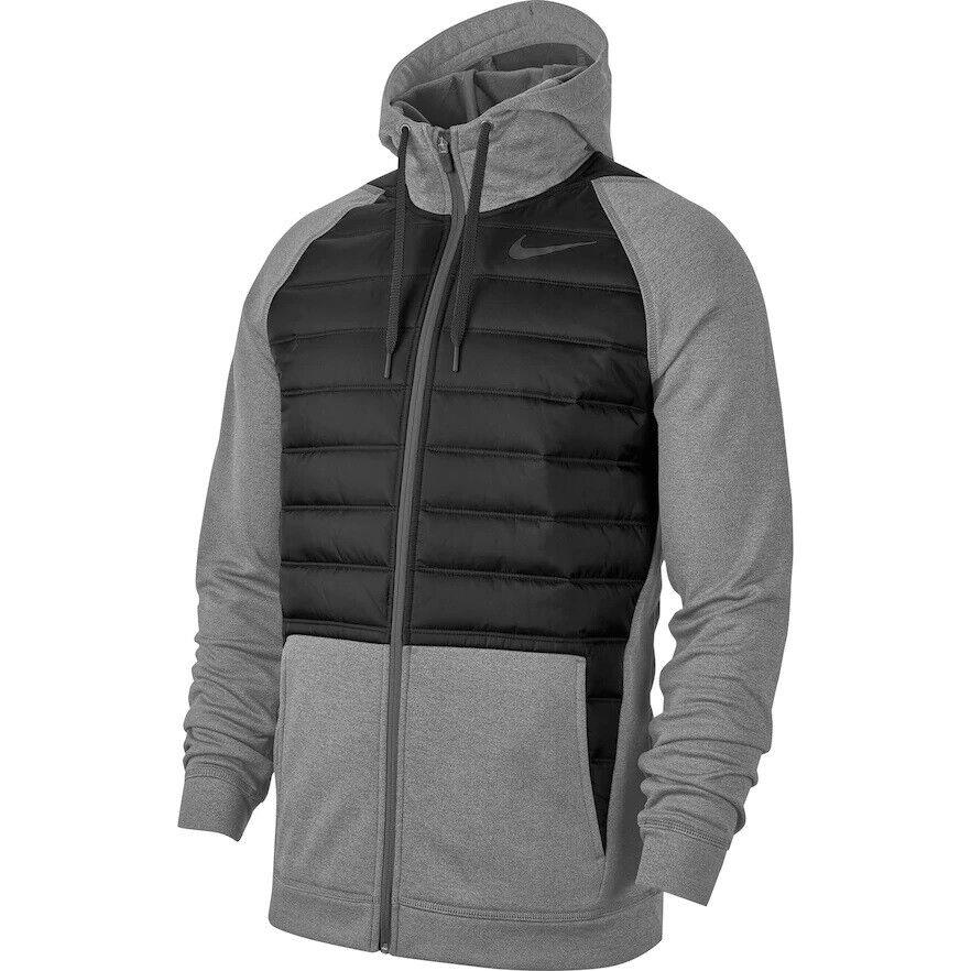 Nike Men`s Therma Full-zip Training Hoodie Jacket Size Medium