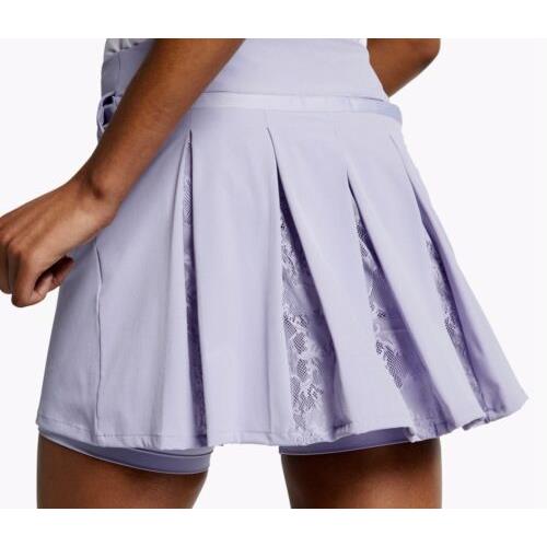 Nike Golf Flex Purple Dawn Pleated Skort Skirt w/ Attached Shorts Womens S M
