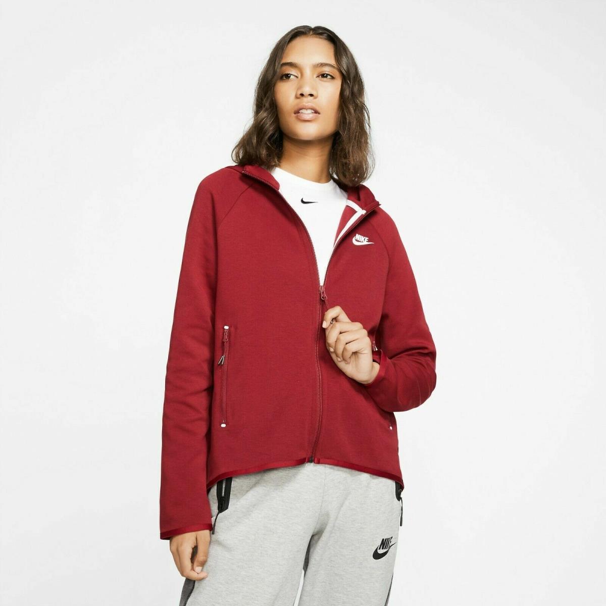 Nike Tech Fleece Cape Full Zip Women`s Jacket Team Red BV7565-677