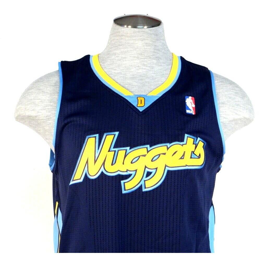 Adidas Nba Denver Nuggets Blue Sleeveless Basketball Jersey Men`s Big & Tall