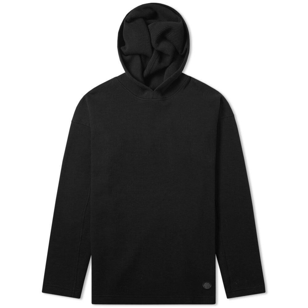 Men`s Black Adidas Double Waffle K Fashion Athletic Hoodie CI8183
