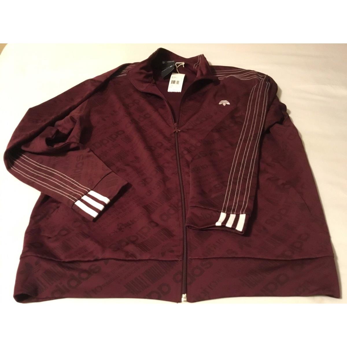 Adidas Alexander Wang Maroon Icon CF1083 Tracksuit Jacket Football Multiple Size