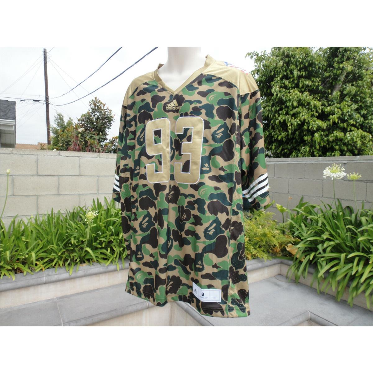 a Bathing Ape Adidas SB Jersey Camo DW9285 Medium Large or Xxlarge | 692740685786 - - Green Brown Camo Tones | SporTipTop