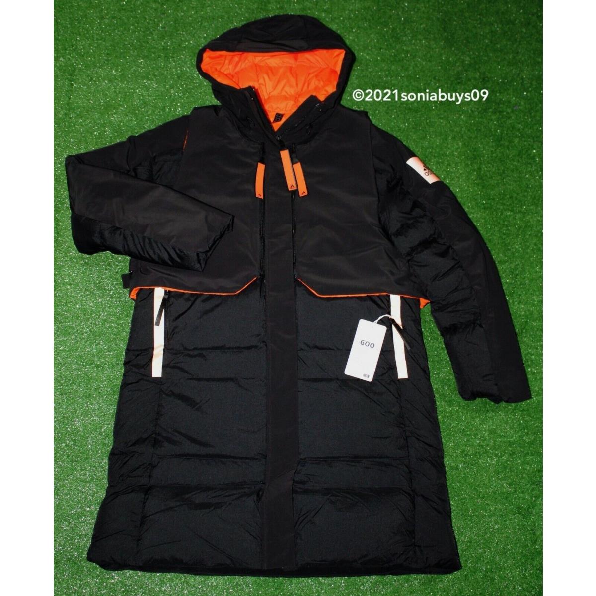 Adidas Women`s Myshelter Cold Rdy Parka Jacket FR9529 Black Size M
