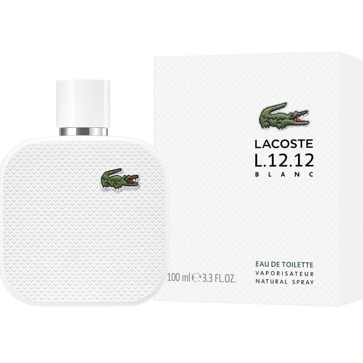 Lacoste L.12.12 Blanc by Lacoste Cologne For Men Edt 3.3 / 3.4 oz