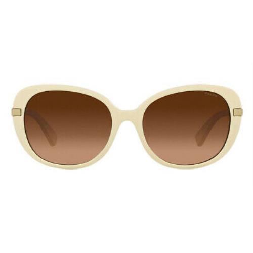 Ralph Lauren RA5277 Sunglasses Women Ivory Butterfly 56mm