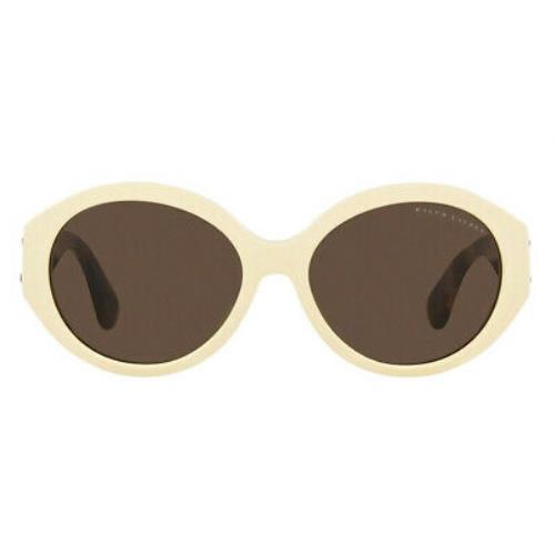Ralph Lauren RL8191 Sunglasses Women Ivory Oval 55mm