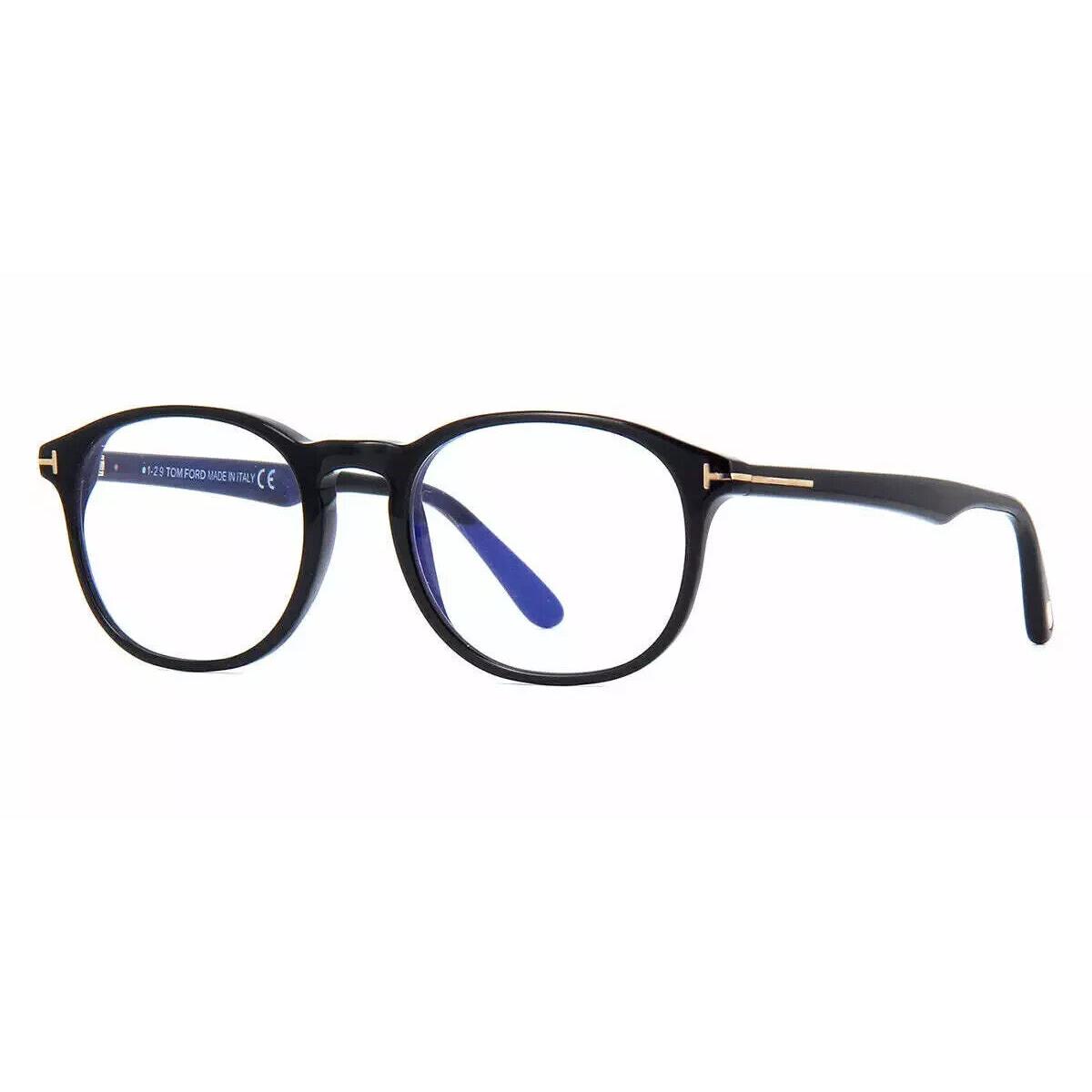 Tom Ford FT5680B/V 001 51 Eyeglasses Shiny Black Frame 51mm Optical