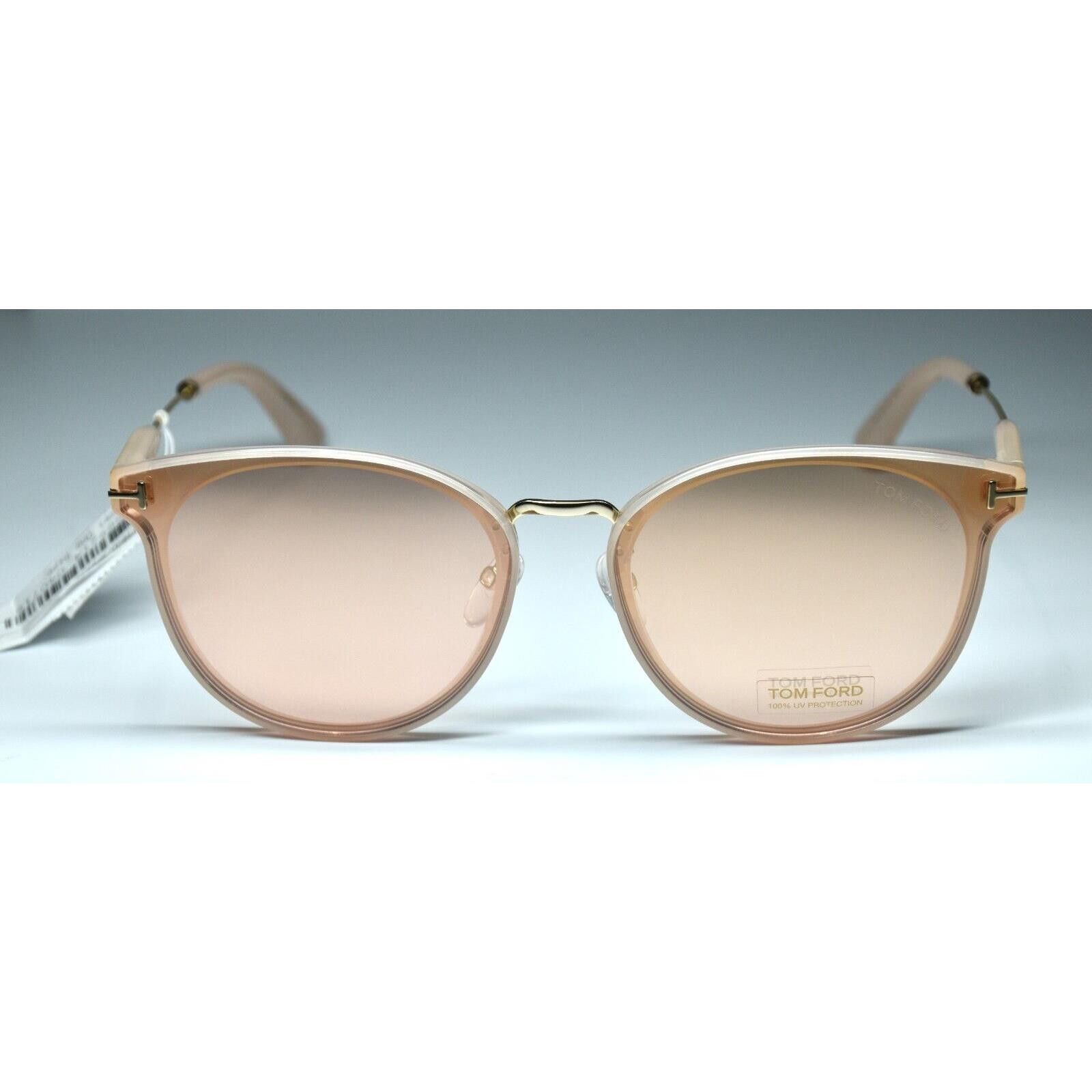 Tom Ford TF725K 74G Clear Pink/gold Mirror Pink Injected Round 