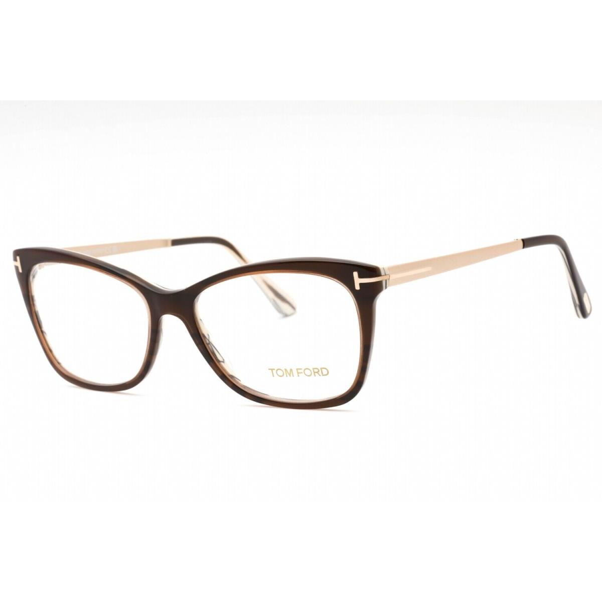 Tom Ford FT5353 050 Eyeglasses Dark Brown Frame 54mm