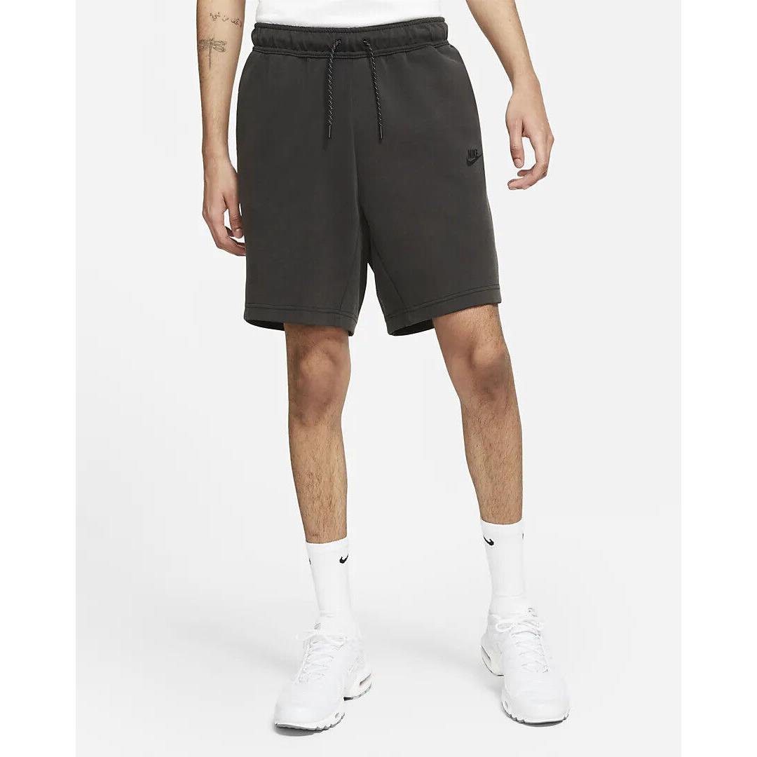 Nike Sportswear Washed Tech Fleece Shorts Mens Black CZ9912 010 - Size Xxl