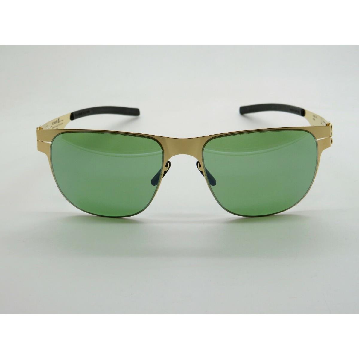 IC Berlin Uli E. Matte Gold/green 55mm Sunglasses