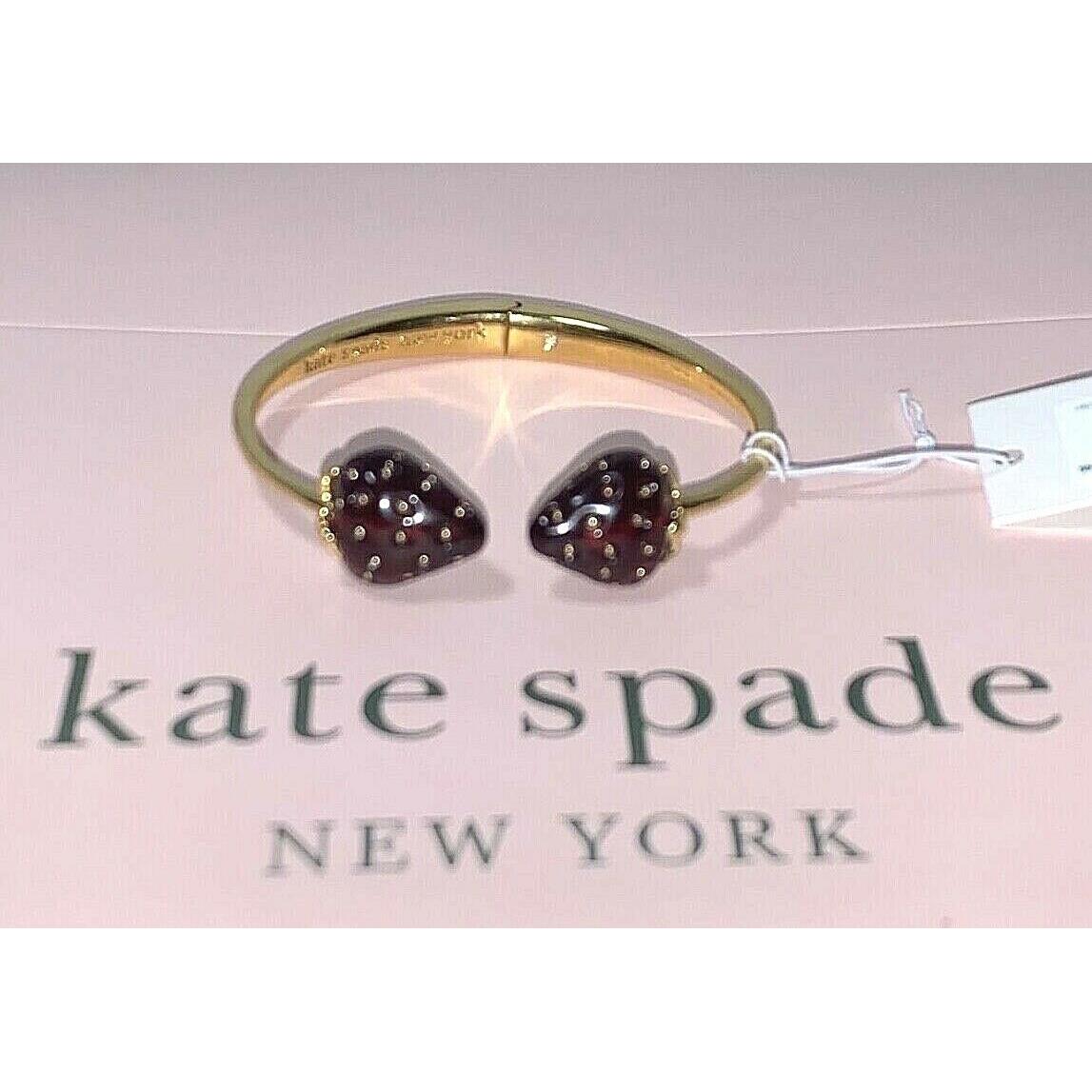 Kate Spade New York Picnic Perfect Strawberry Cuff Bracelet New