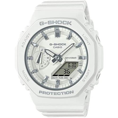 Casio G-shock Classic Style GMA-S2100-7ADRR Analog Digital Resin Strap Watch - Dial: White, Band: White