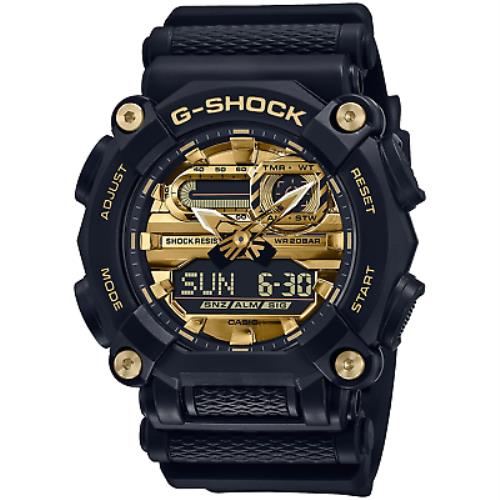 Casio G-shock GA900 Black Gold
