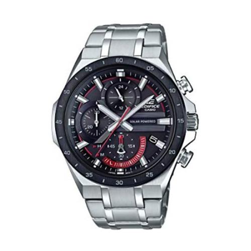 Casio Men`s Edifice Quartz Watch with Stainless-steel Strap Silver 28.5 Model