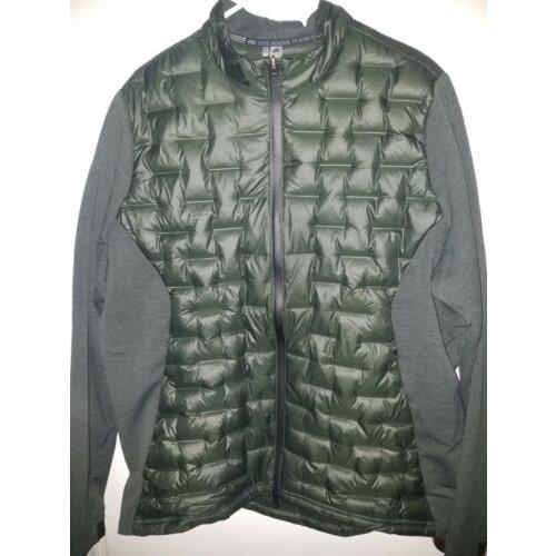 Adidas Golf Frost Guard Dark Green Insulated Puffer Jacket Size XL DZ8545