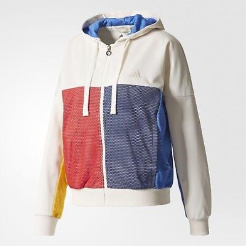 Adidas Pharrell Williams York Tennis Track Jacket-hoodie Firebird Women sz S