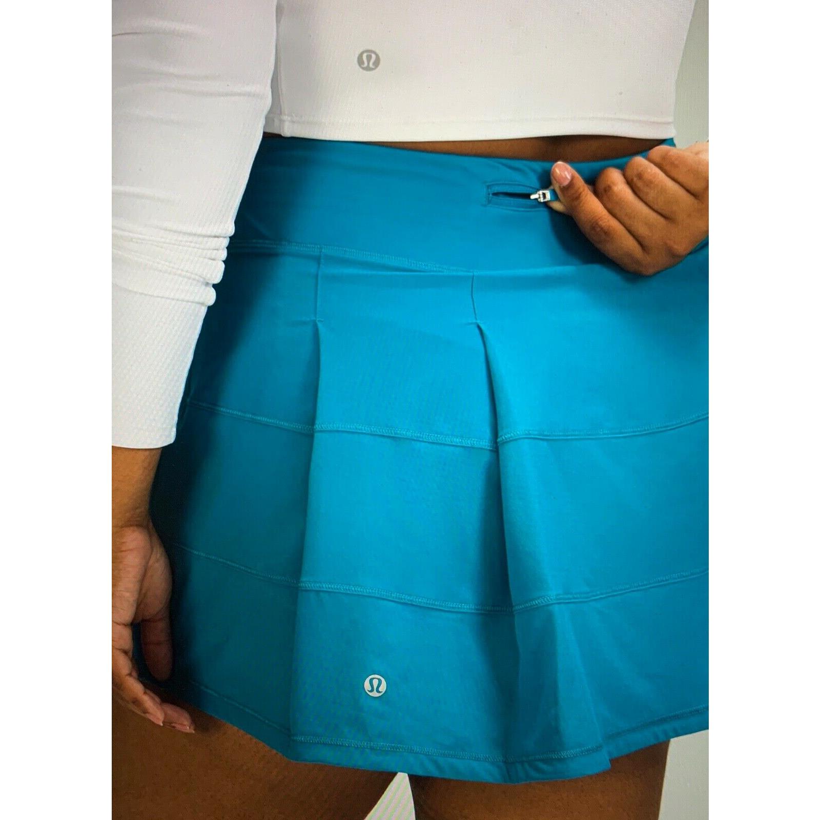 hawaiian blue lululemon skirt