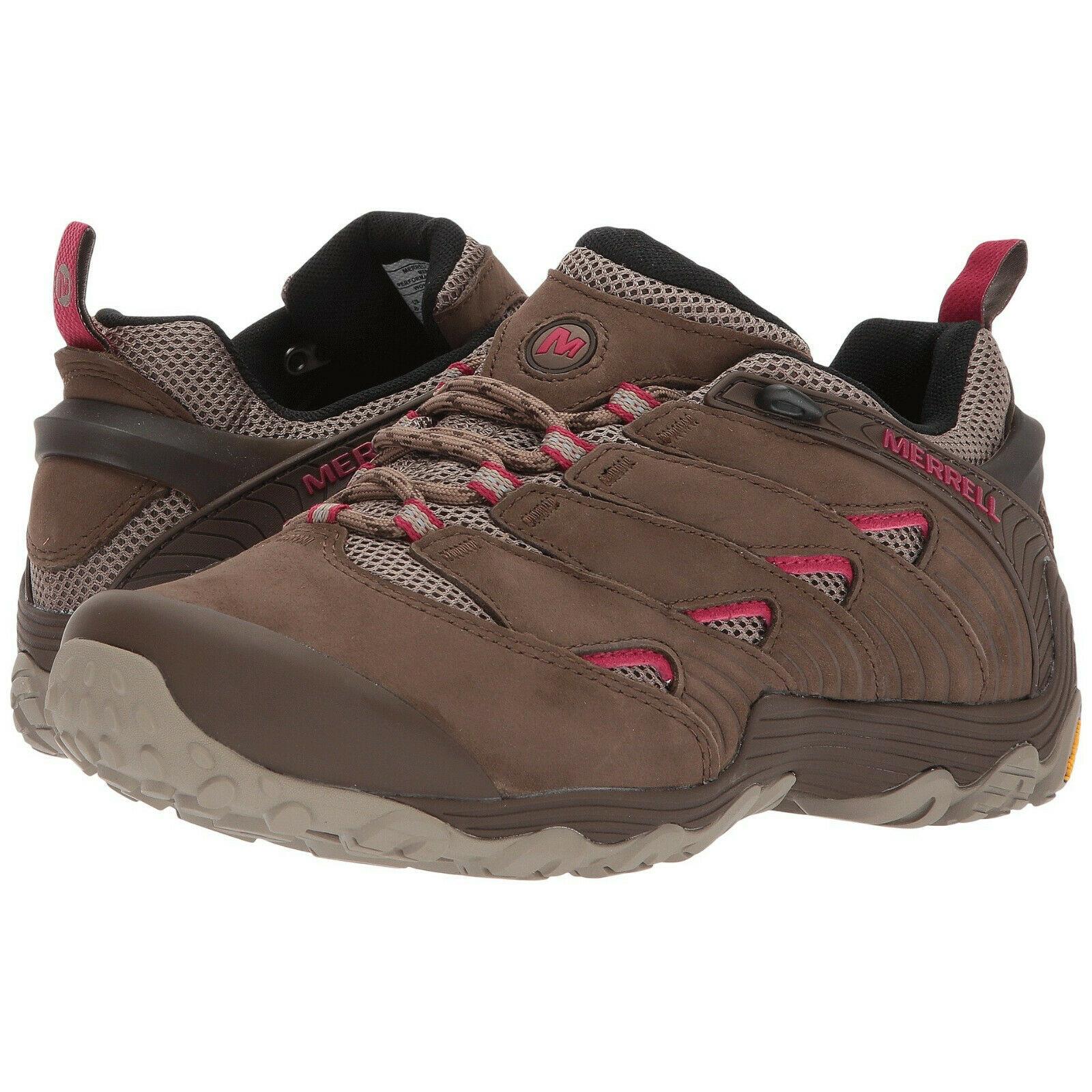 Merrell Womens Chameleon 7 Lace Up Hook Hiking Trail Walking Athletic Shoes