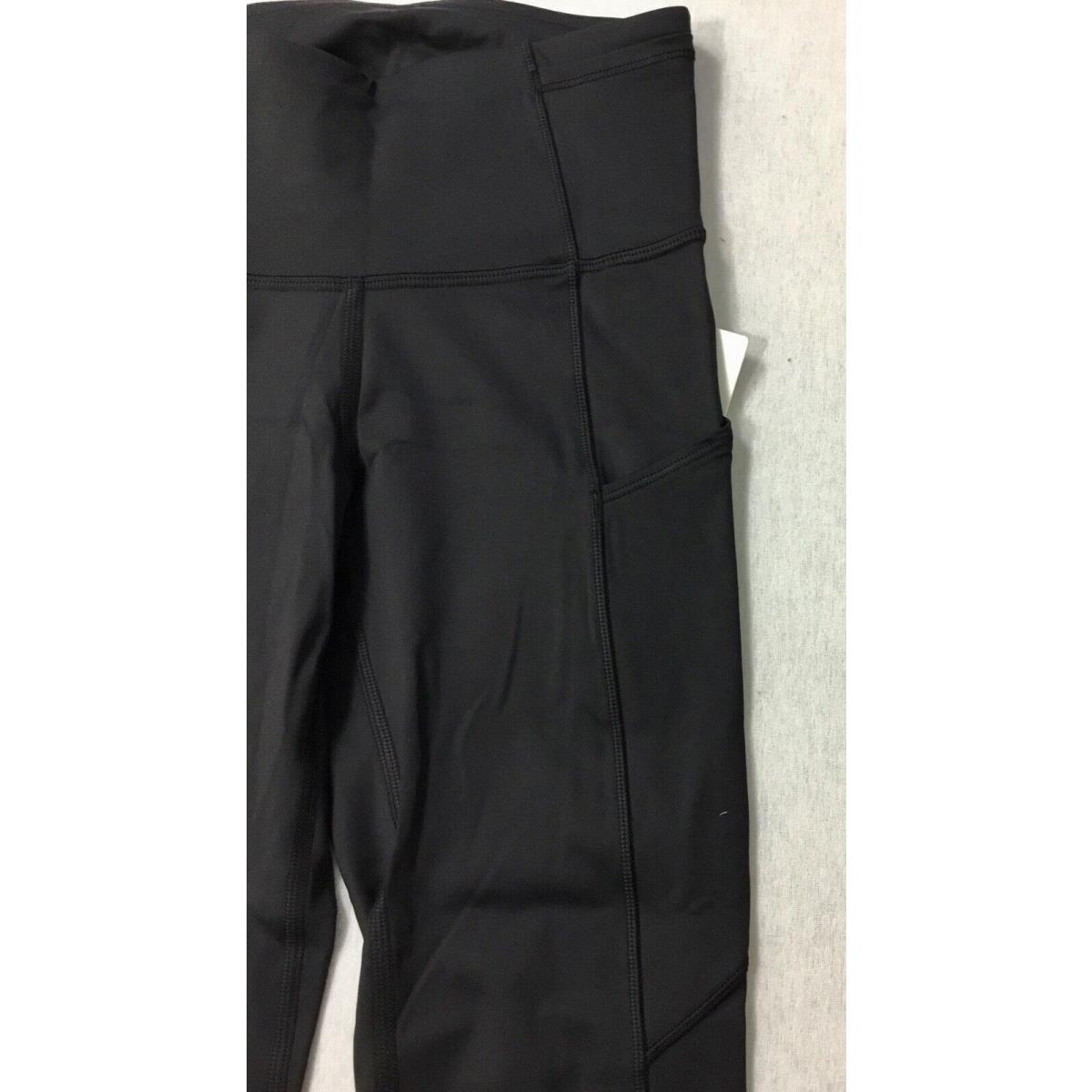 Lululemon Women Fast Free Crop 19 LW6AS5S Black Size 2