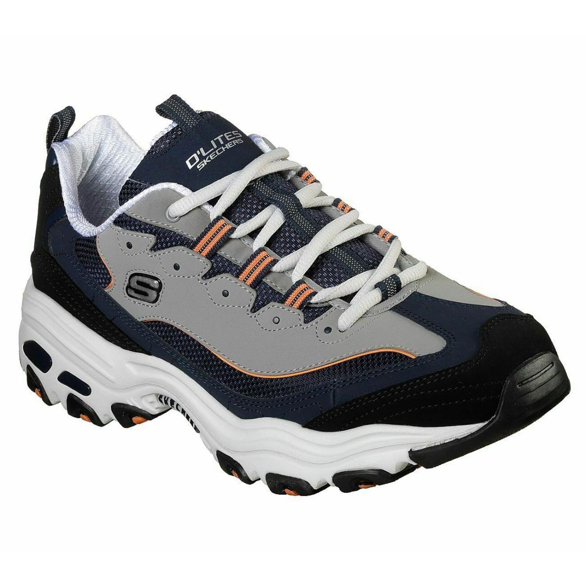 skechers dlites navy