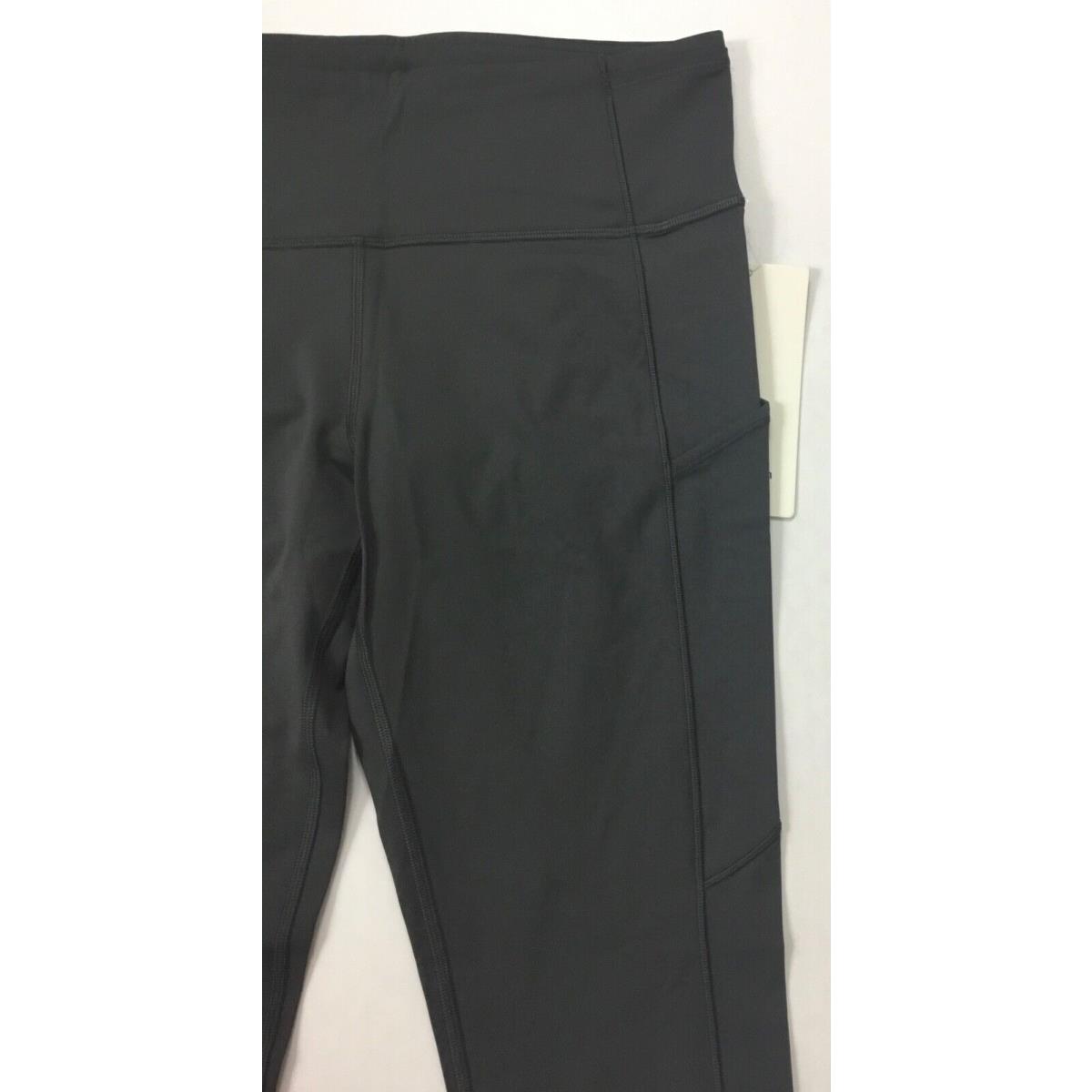 Lululemon Women Fast Free HR 25 Tight Nulu LW5BXQS Ggre Gray Size 0