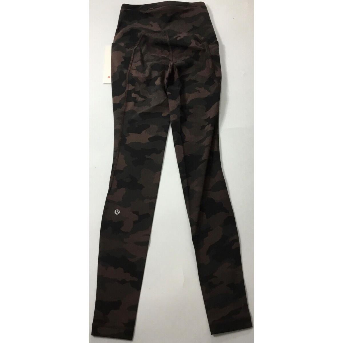 Lululemon Swift Speed HR Tight 28 Luxtreme LW5CY3S HER5 Brown Camo Size 4