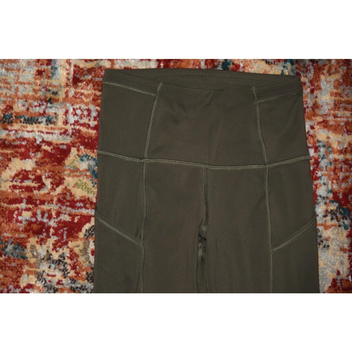 Lululemon Fast Free High Rise Tight 31 Dkov Dark Olive Size:2