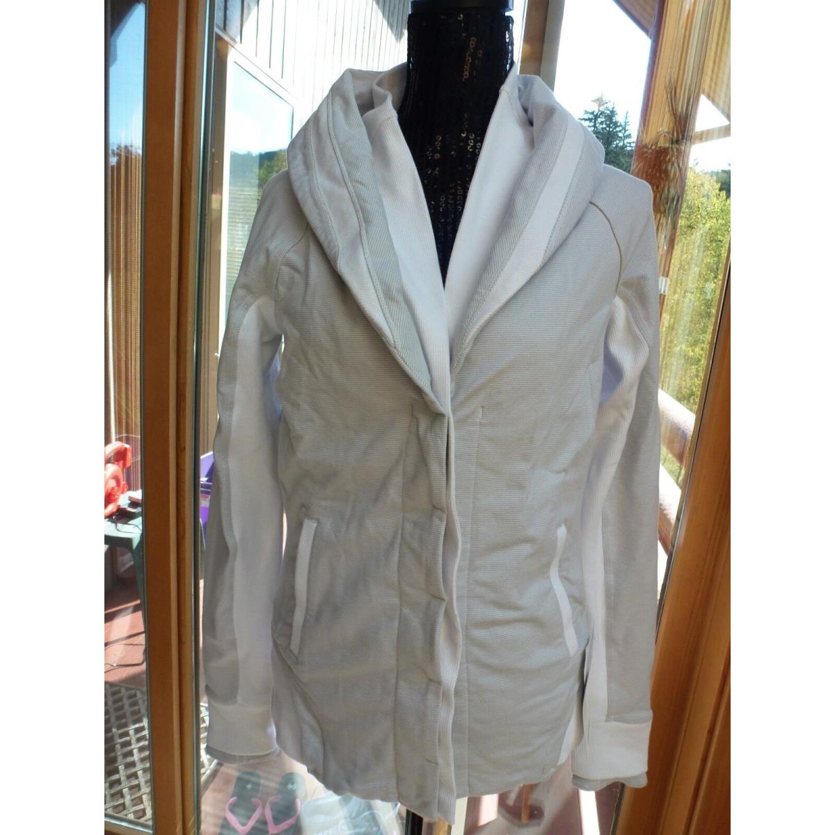 Lululemon To Class Jacket Wee Stripe White Silver Spoon 8