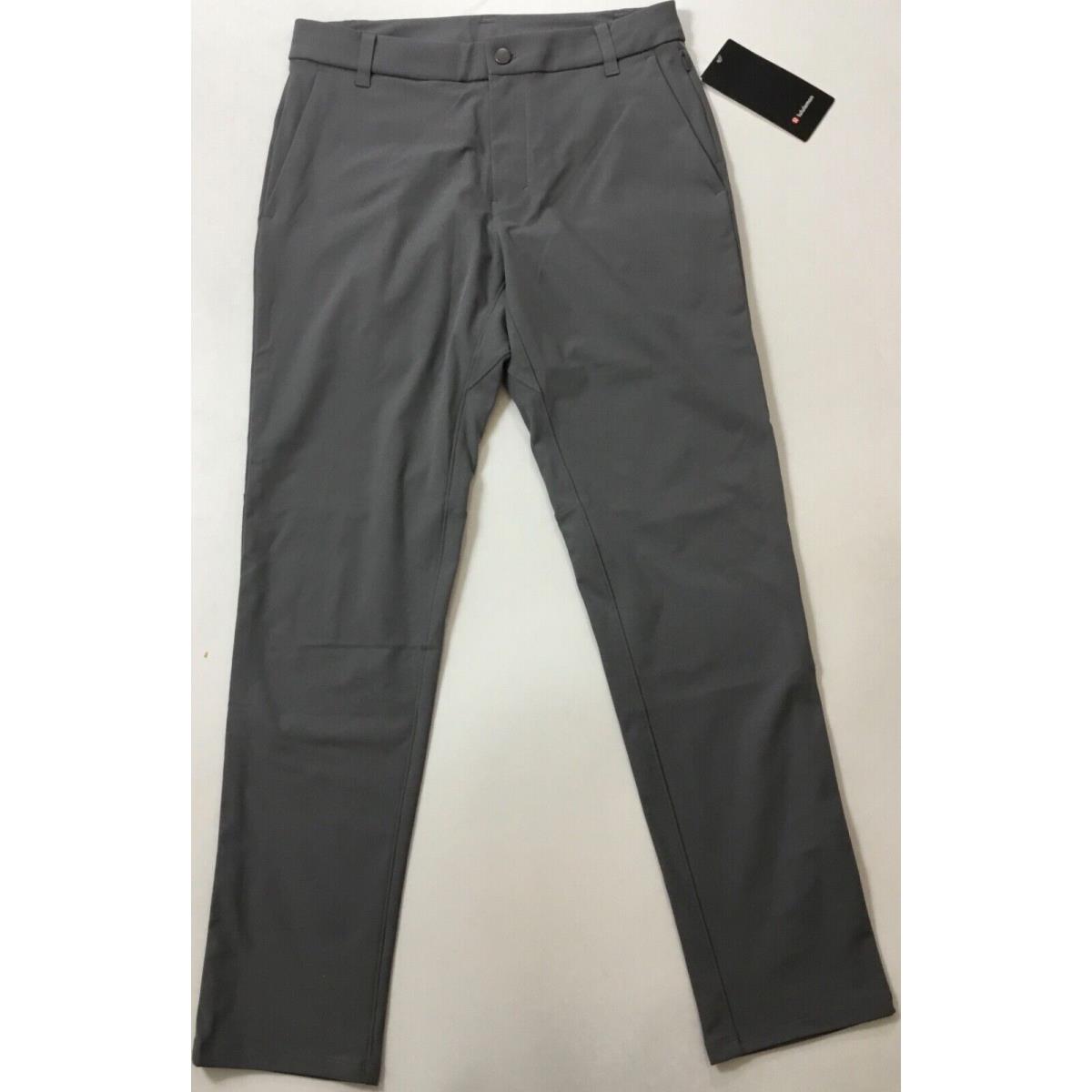 Lululemon Men Commission Pant Classic 32 L Short LM5985S Asgy Grey Size 30