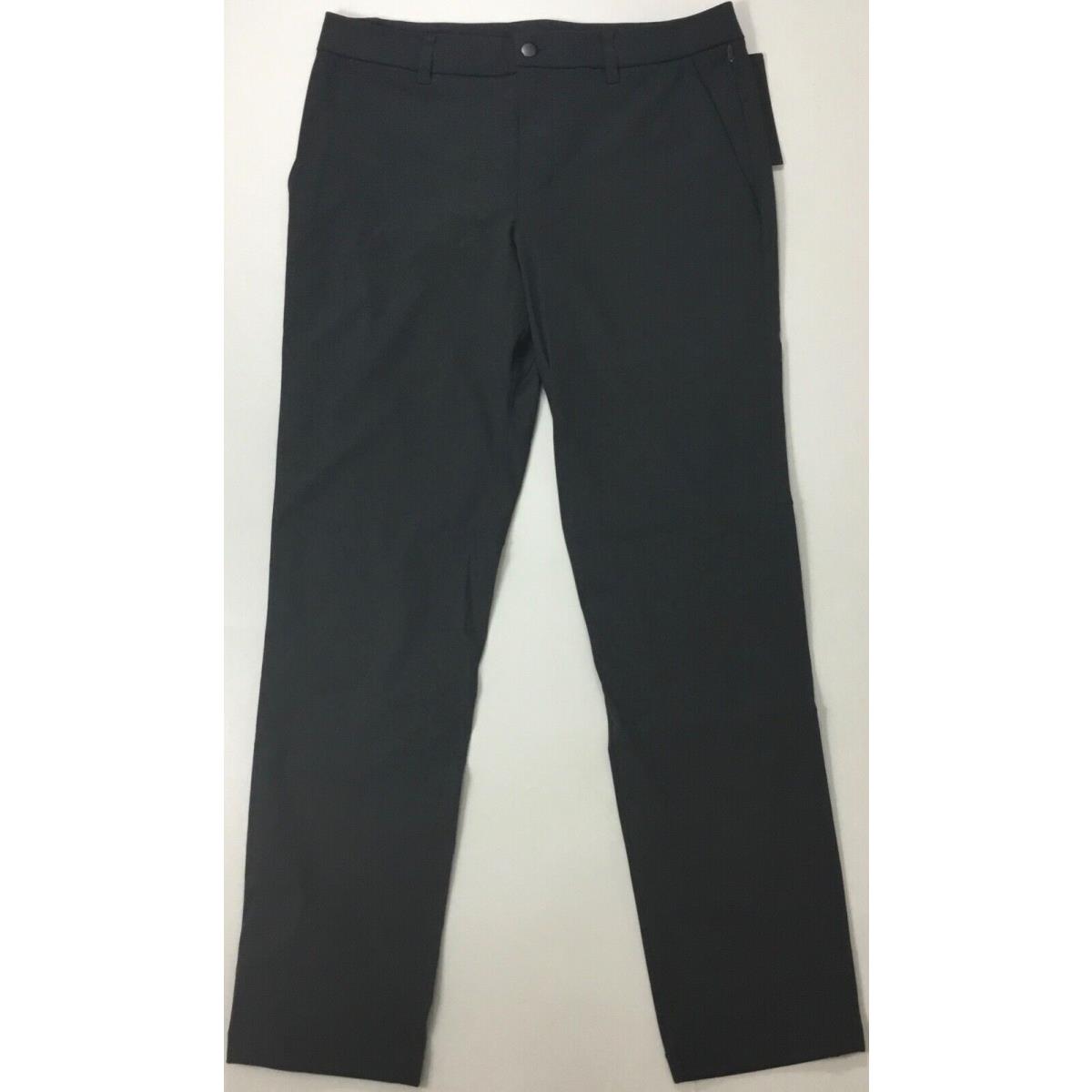 Lululemon Men Commission Pant Relaxed 34 L LM5442S Obsi Gray Size 34