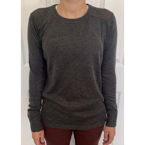 Lululemon Size 0 Back to Balance LS Sweater Gray Htgr Thumbholes Curvd Hem Soft