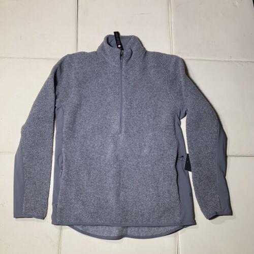 Lululemon 1/2 Zip Gray Tundra Trek Fleece - Men Size M Sweater Hasg Asgy