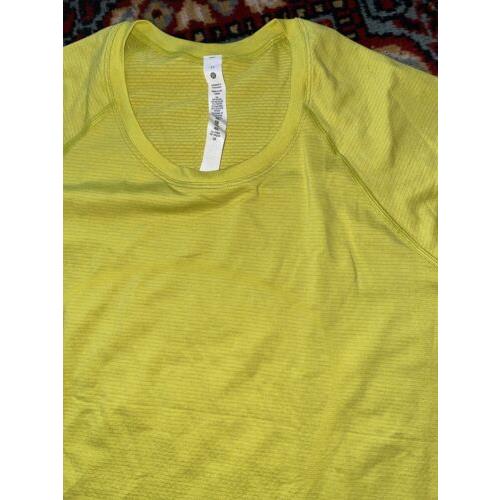 yellow lululemon shirt