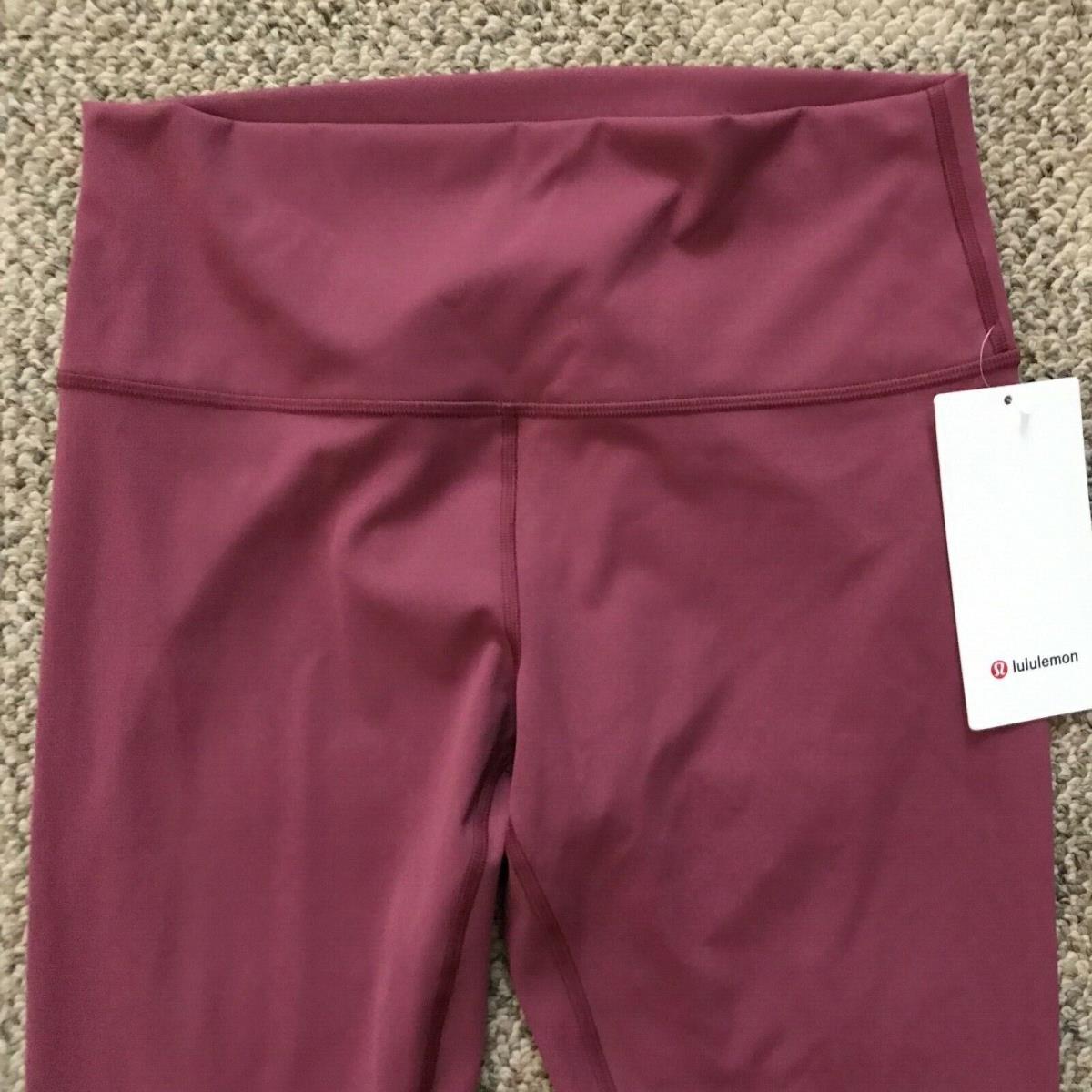 Lululemon Womens Wunder Under High Rise 7/8 Tight Pink Size 10 LW5APQS