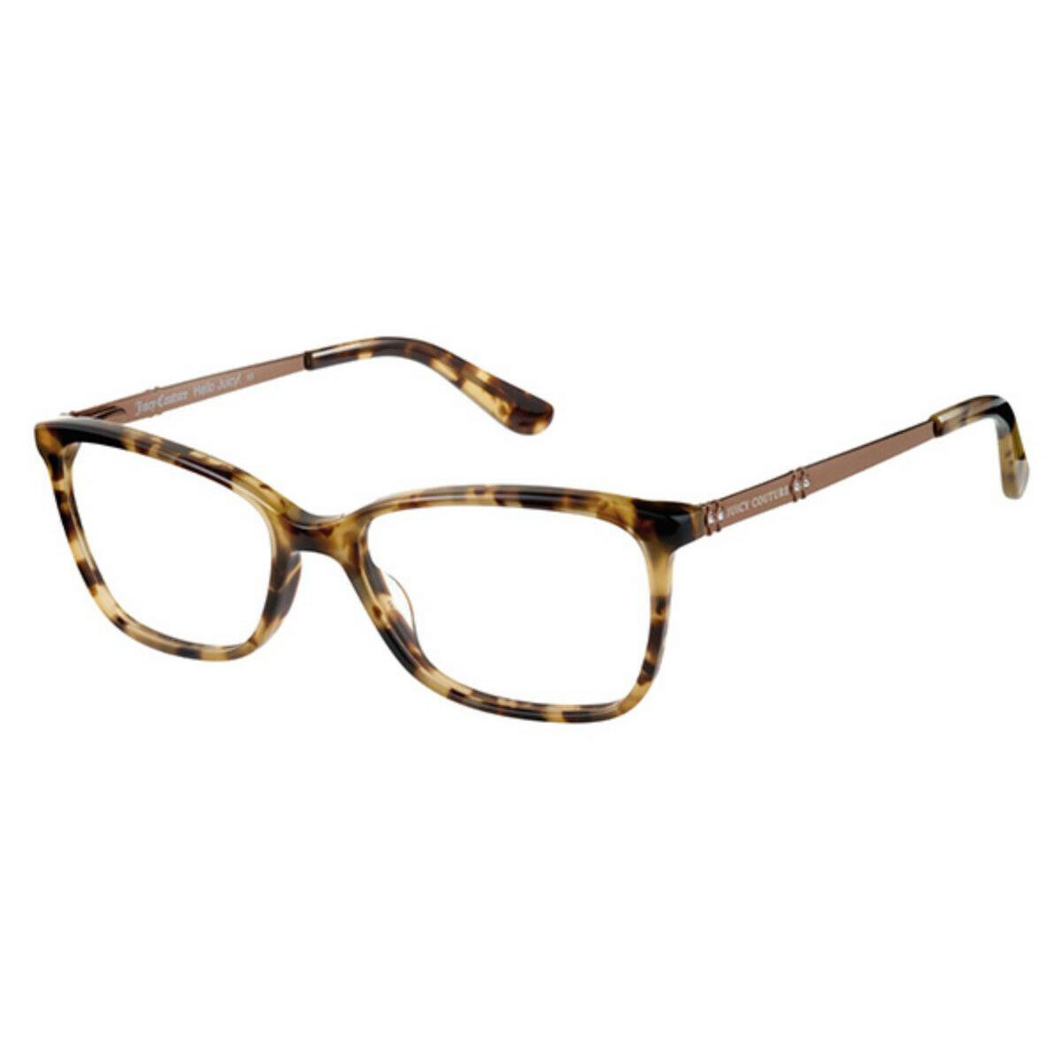 Juicy Couture JU171 FY6 53mm Tortoise Ladie`s Eyeglasses Opthalmic Rx Frame