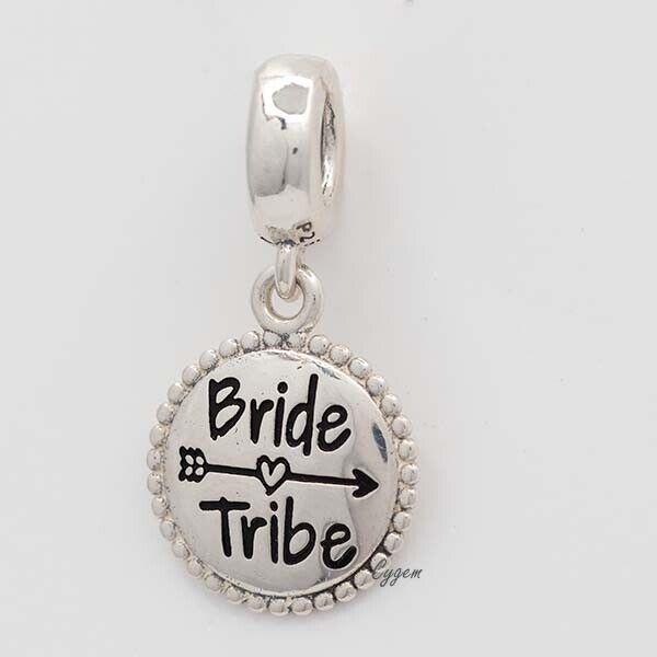 Pandora Charm 791169_31 Bride Tribe Dangle W Suede Pounch