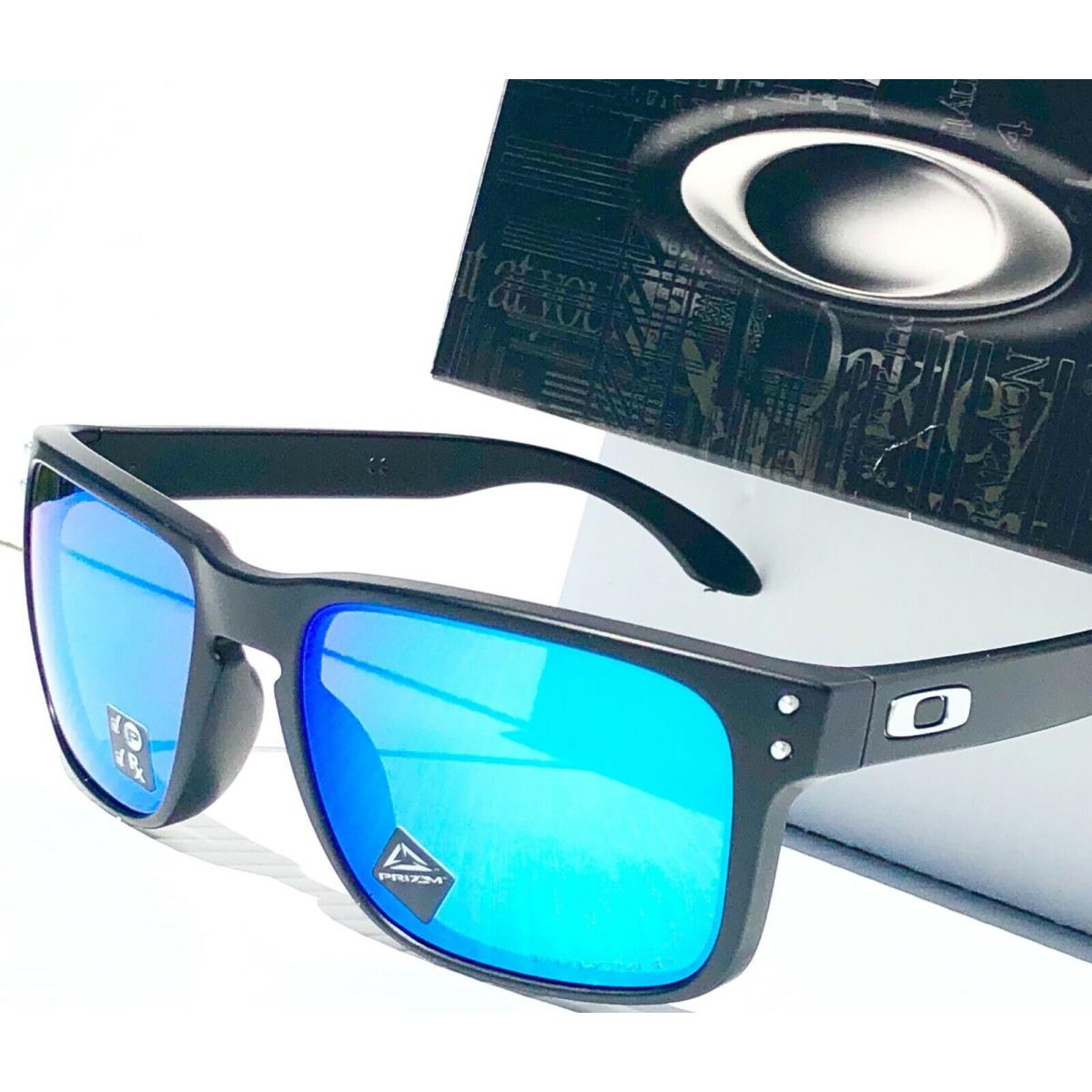 Oakley sunglasses Holbrook - Black Frame, Blue Lens 4