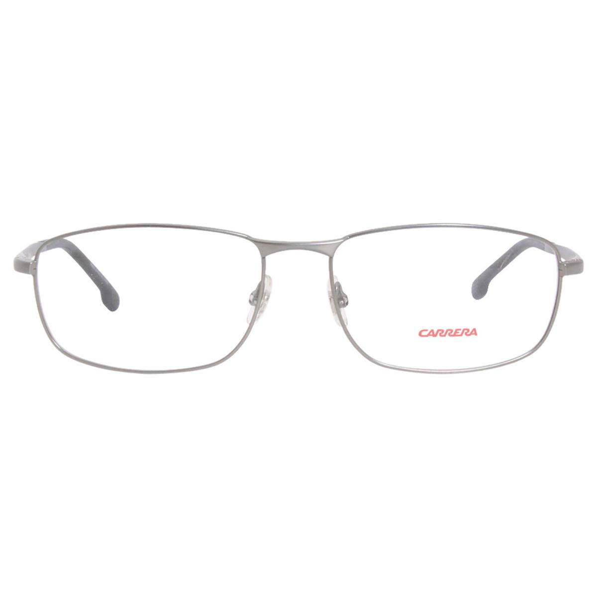 Carrera 8854 R81 Eyeglasses Men`s Matte Ruthenium Full Rim Optical Frame 57mm