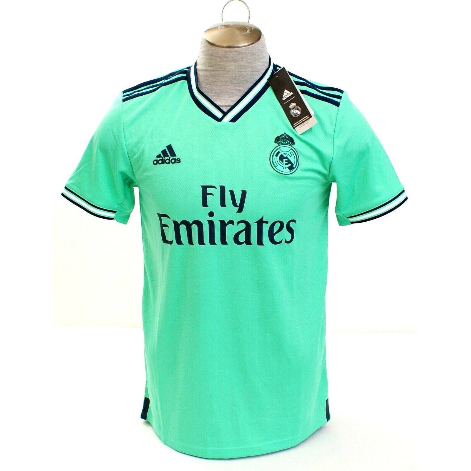 Adidas Climalite Green Real Madrid Third Jersey Short Sleeve Men`s