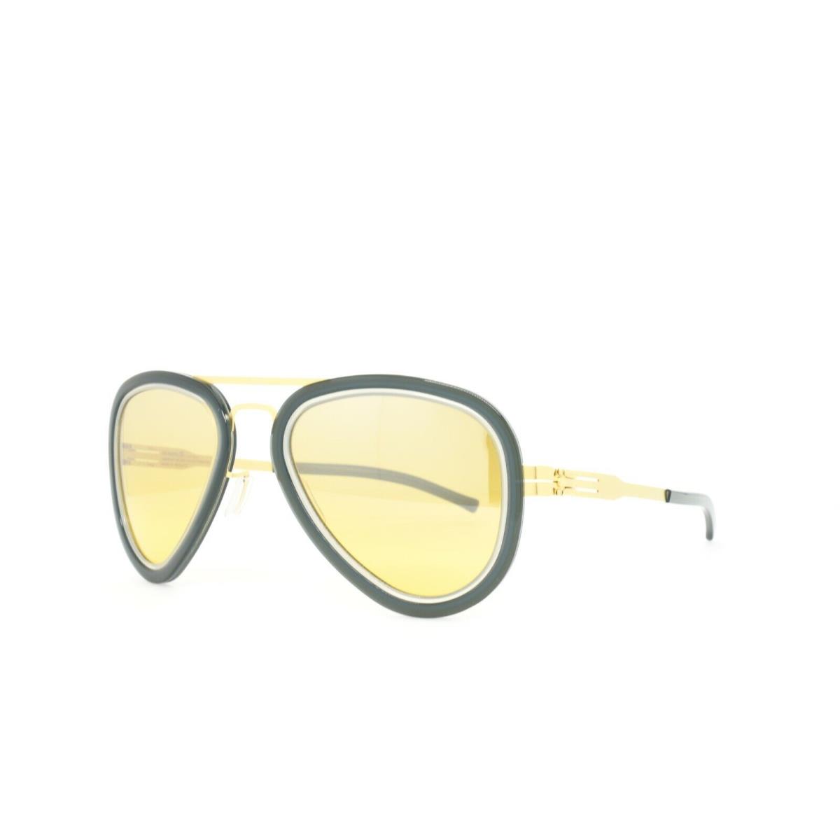 iC Berlin Sunglasses Rinaldo P. Matte Gold Rocket Fuel 55-22-145