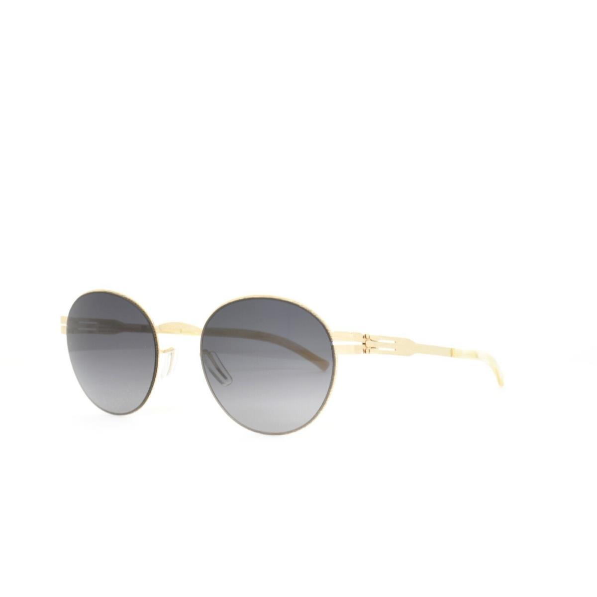 iC Berlin Sunglasses Claude Waved Rose-gold 49-22-145