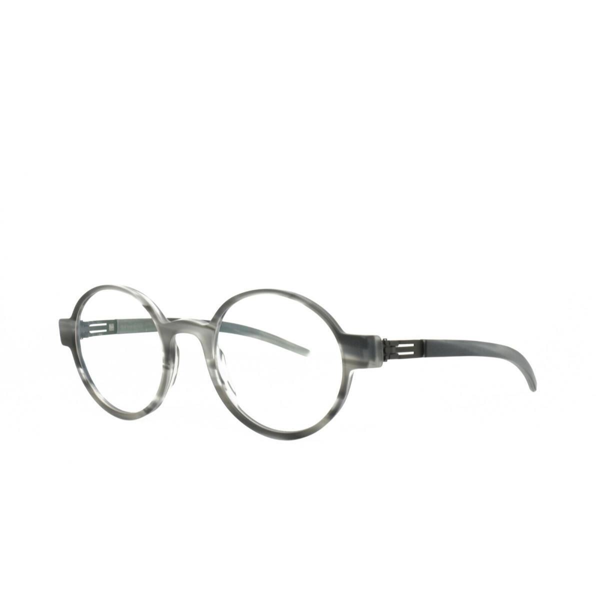 iC Berlin Eyeglasses Ronny S. Smokey Matte Black 48-23-145