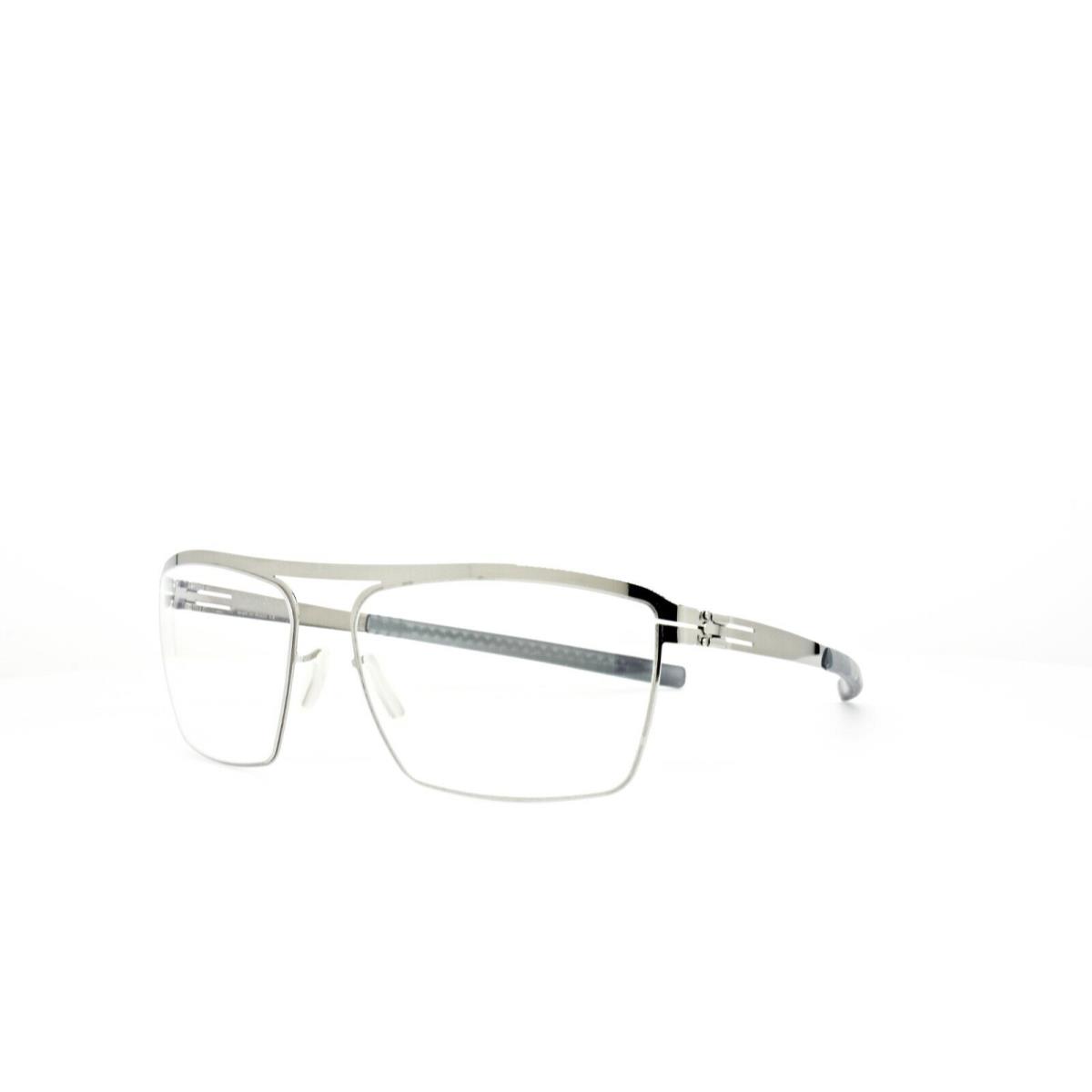 iC Berlin Eyeglasses Ricken Chrome Grey 56-16-145